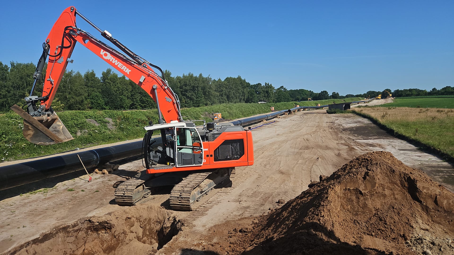 Pipelinebau Stade — LNG- und Wasserstoff-Korridor, Niedersachsen